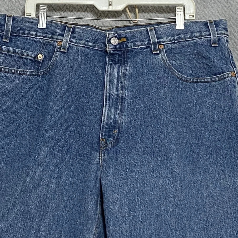 Vintage Levis Jeans Mens 40x30 Denim 550 Relaxed Fit Deadstock 90s 01/99